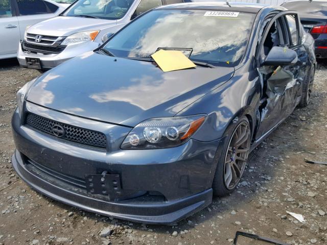 JTKDE167680253518 - 2008 TOYOTA SCION TC ნაცრისფერი ფოტო 2