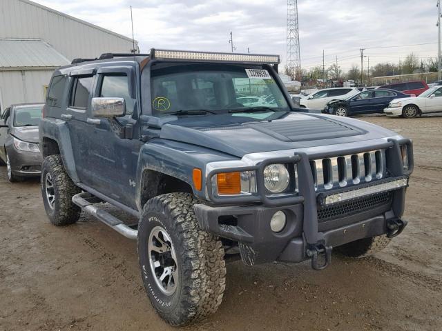 5GTDN136X68168997 - 2006 HUMMER H3 BLUE photo 1