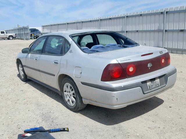 2G1WF52E839390010 - 2003 CHEVROLET IMPALA TAN photo 3