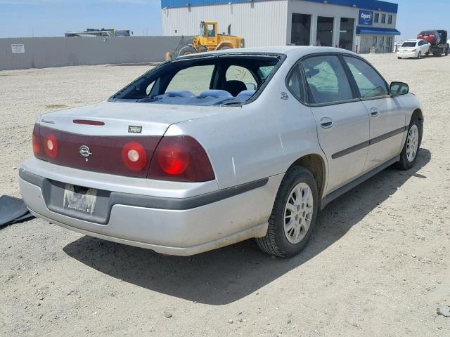 2G1WF52E839390010 - 2003 CHEVROLET IMPALA TAN photo 4