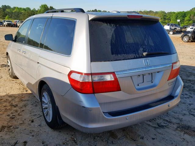 5FNRL38815B071260 - 2005 HONDA ODYSSEY TO GRAY photo 3