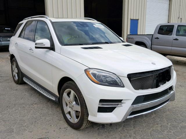 4JGDA5JBXEA288697 - 2014 MERCEDES-BENZ ML 350 WHITE photo 1