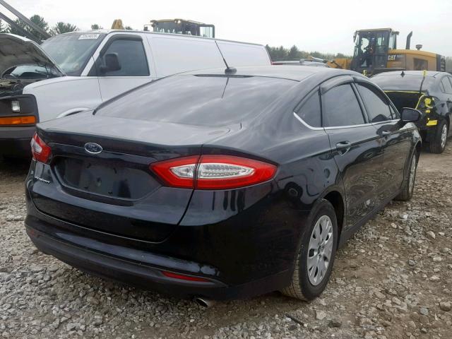 3FA6P0G73ER245266 - 2014 FORD FUSION S BLACK photo 4