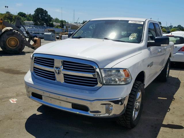 1C6RR7GTXHS652296 - 2017 RAM 1500 SLT WHITE photo 2