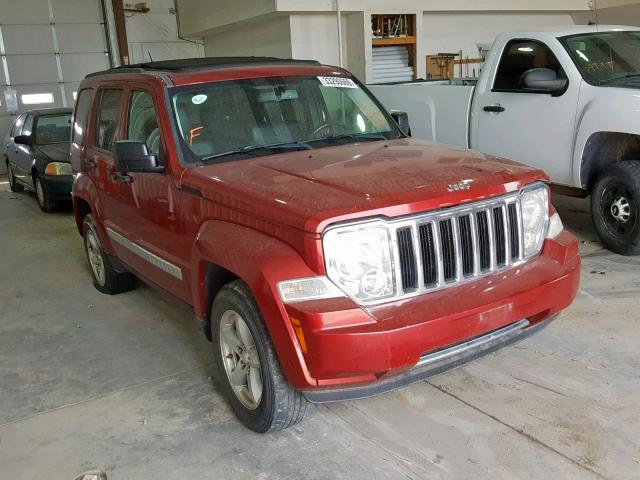 1J8GN58K79W513221 - 2009 JEEP LIBERTY LI RED photo 1