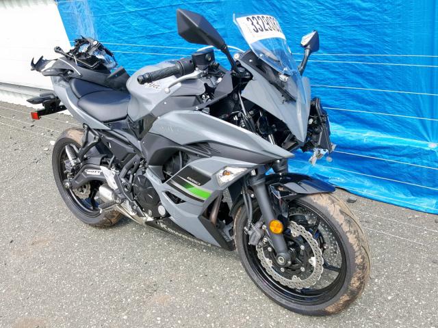 JKAEXEJ11JDA02613 - 2018 KAWASAKI EX650 J ნაცრისფერი ფოტო 1