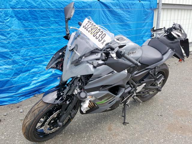 JKAEXEJ11JDA02613 - 2018 KAWASAKI EX650 J ნაცრისფერი ფოტო 2