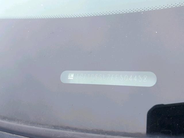 1G11C5SL7EF304438 - 2014 CHEVROLET MALIBU 1LT 灰色 照片 10