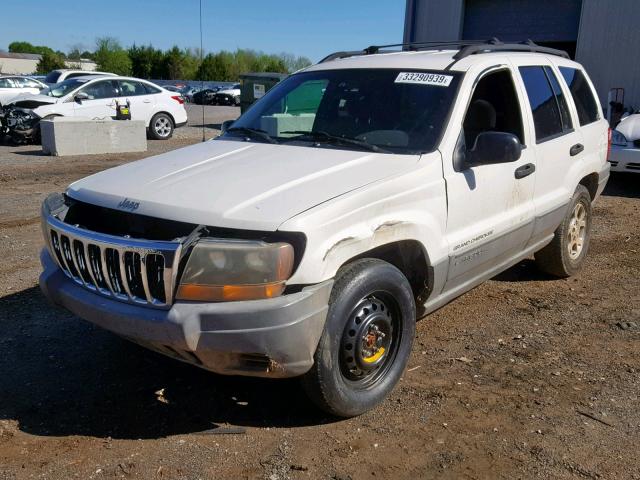 1J4G248S1YC119301 - 2000 JEEP GRAND CHER BEIGE photo 2