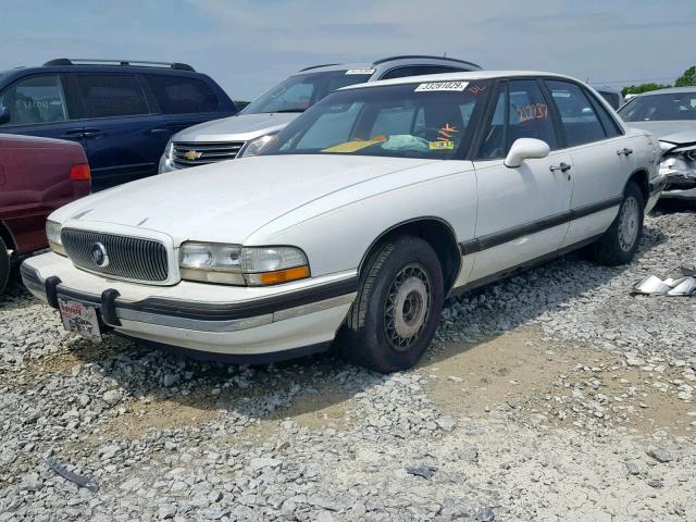 1G4HP52L2SH549881 - 1995 BUICK LESABRE CU WHITE photo 2