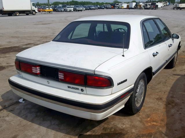 1G4HP52L2SH549881 - 1995 BUICK LESABRE CU WHITE photo 4