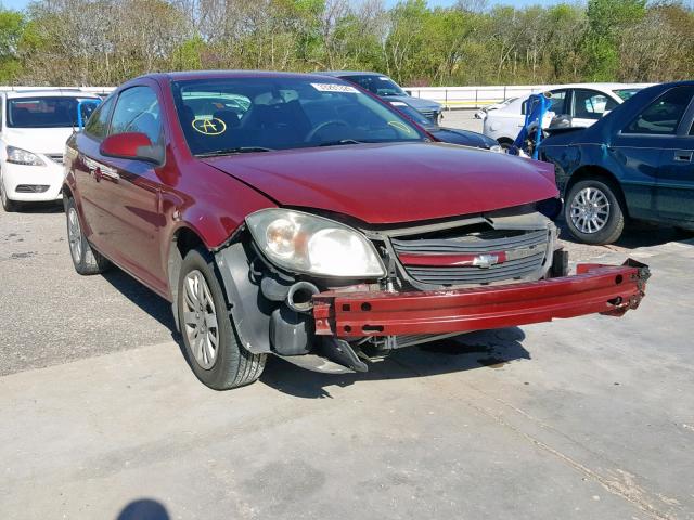 1G1AT18H597199345 - 2009 CHEVROLET COBALT LT RED photo 1