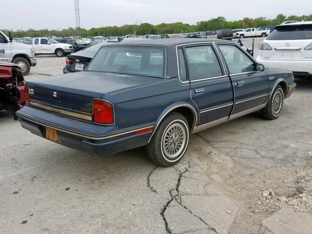 1G3AM5135HD328968 - 1987 OLDSMOBILE CUTLASS CI ლურჯი ფოტო 4