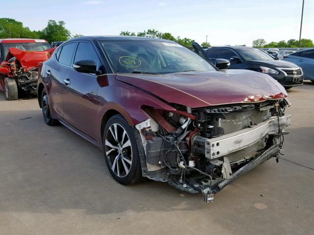 1N4AA6AP7GC904202 - 2016 NISSAN MAXIMA 3.5 BURGUNDY photo 1