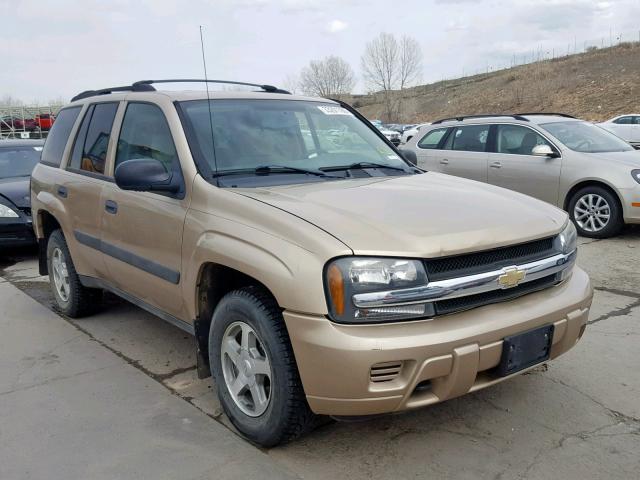 1GNDT13S052232581 - 2005 CHEVROLET TRAILBLAZE GOLD photo 1