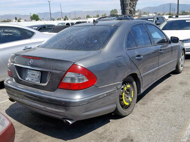 WDBUF56X89B389049 - 2009 MERCEDES-BENZ E 350 GRAY photo 4