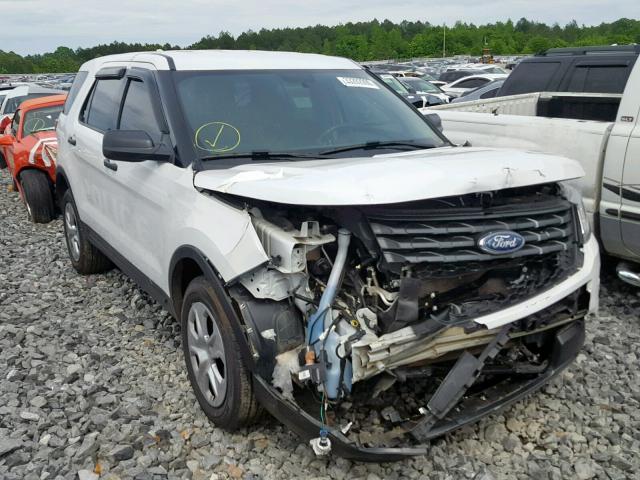 1FM5K8AR0HGC86037 - 2017 FORD EXPLORER P WHITE photo 1