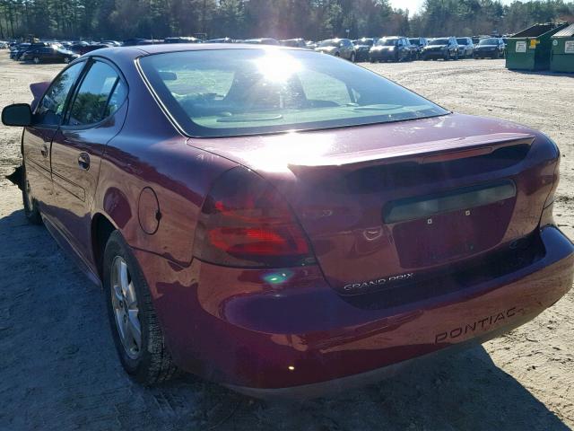 2G2WP522851187117 - 2005 PONTIAC GRAND PRIX 栗色 照片 4