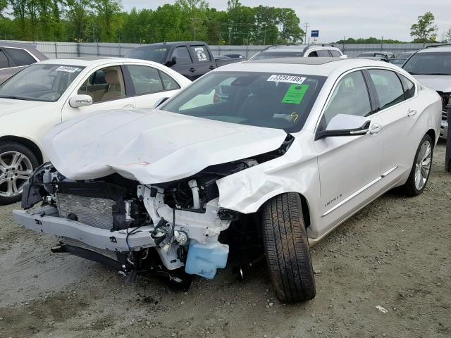 2G1145S37H9177121 - 2017 CHEVROLET IMPALA PRE WHITE photo 2