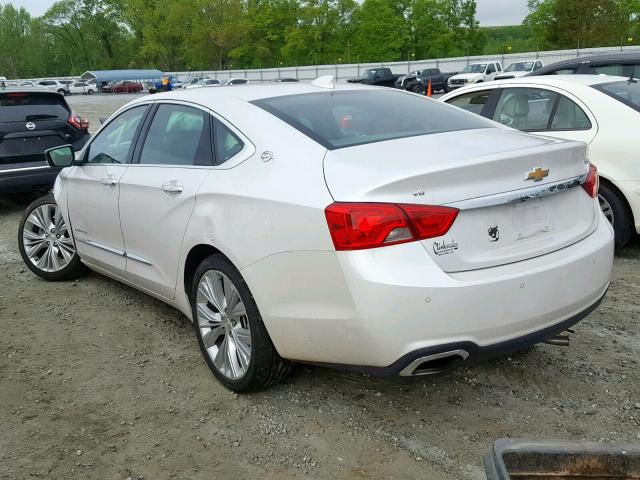 2G1145S37H9177121 - 2017 CHEVROLET IMPALA PRE WHITE photo 3