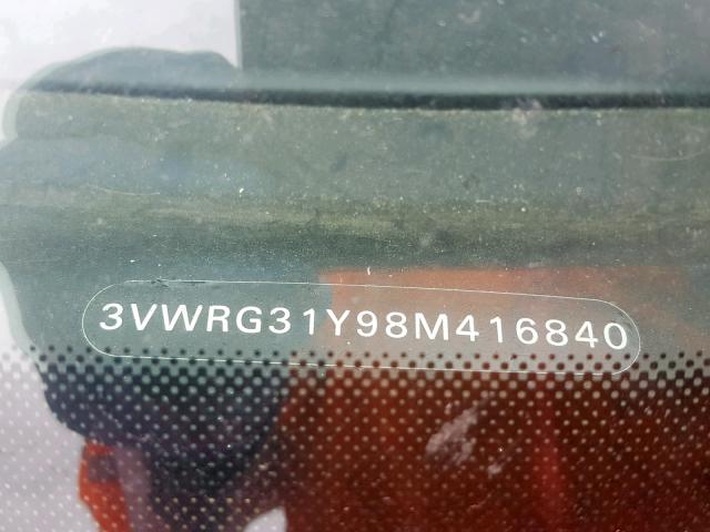 3VWRG31Y98M416840 - 2008 VOLKSWAGEN NEW BEETLE Rosa Foto 10