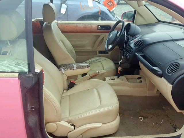 3VWRG31Y98M416840 - 2008 VOLKSWAGEN NEW BEETLE Rosa Foto 5