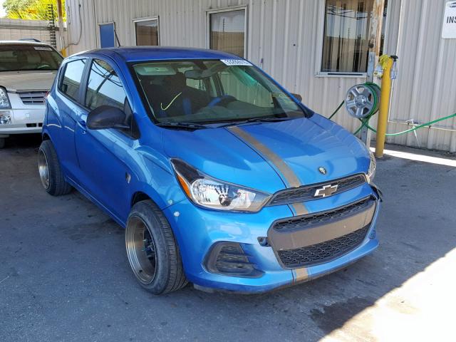 KL8CB6SAXHC765929 - 2017 CHEVROLET SPARK LS BLUE photo 1