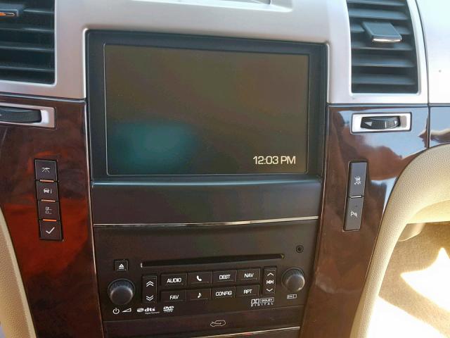 1GYS4AEF3BR257050 - 2011 CADILLAC ESCALADE SILVER photo 9