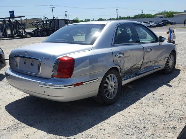 KMHFU45E84A345914 - 2004 HYUNDAI XG 350 SILVER photo 4