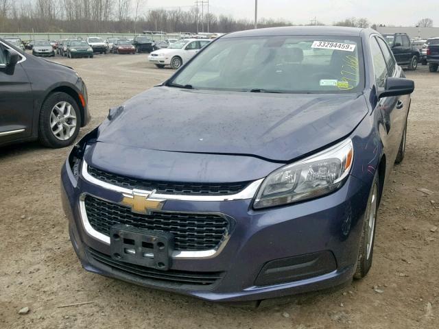 1G11B5SL9EF210841 - 2014 CHEVROLET MALIBU LS BLUE photo 2