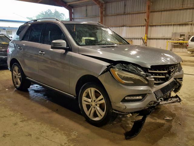 4JGDA2EB8EA327862 - 2014 MERCEDES-BENZ ML 350 BLU SILVER photo 1