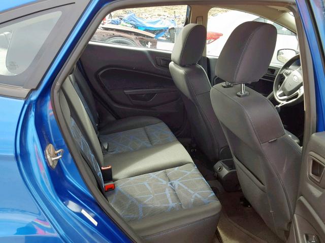 3FADP4BJ1BM231716 - 2011 FORD FIESTA SE BLUE photo 6