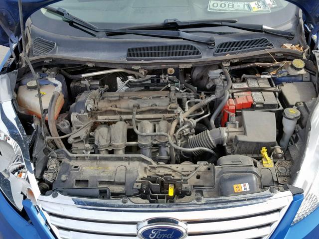 3FADP4BJ1BM231716 - 2011 FORD FIESTA SE BLUE photo 7