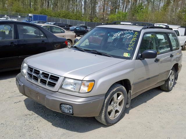 JF1SF6559YH712301 - 2000 SUBARU FORESTER S Gümüş foto 2