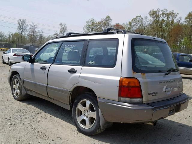 JF1SF6559YH712301 - 2000 SUBARU FORESTER S Gümüş foto 3