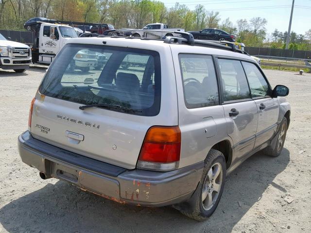 JF1SF6559YH712301 - 2000 SUBARU FORESTER S Gümüş foto 4