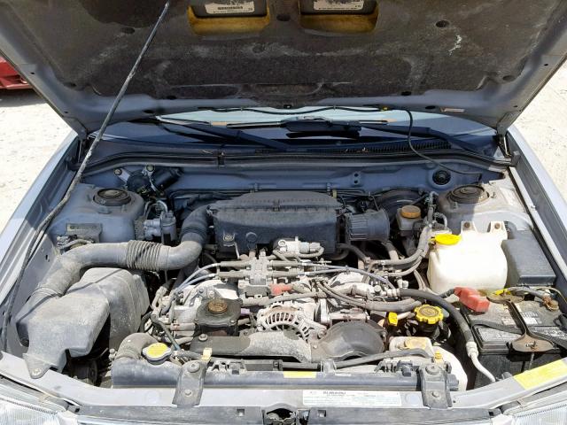 JF1SF6559YH712301 - 2000 SUBARU FORESTER S Gümüş foto 7