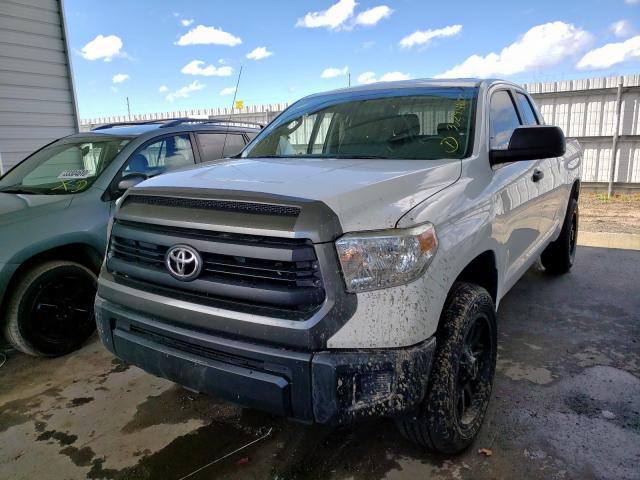 5TFRM5F14EX074612 - 2014 TOYOTA TUNDRA DOUBLE CAB SR/SR5  photo 2