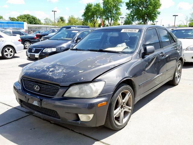 JTHBD192520052278 - 2002 LEXUS IS 300 CHARCOAL photo 2