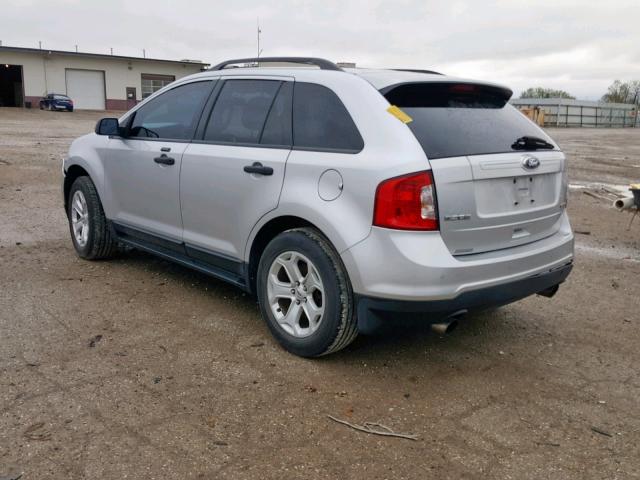 2FMDK3G97CBA71616 - 2012 FORD EDGE SE SILVER photo 3