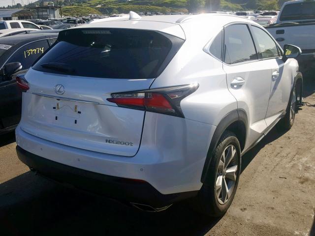 JTJYARBZ2H2075280 - 2017 LEXUS NX 200T WHITE photo 4