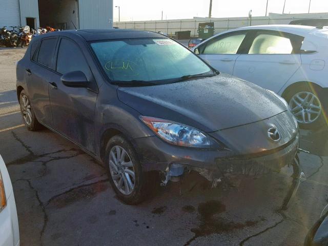 JM1BL1M83C1568747 - 2012 MAZDA 3 I GRAY photo 1