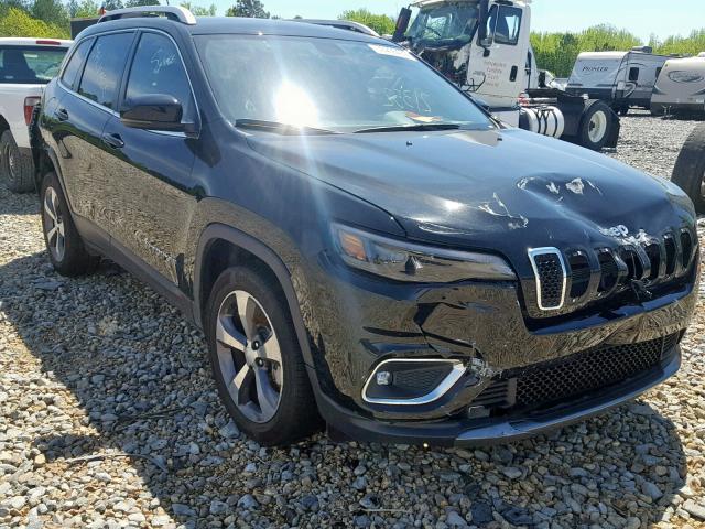 1C4PJLDB2KD302362 - 2019 JEEP CHEROKEE L BLACK photo 1