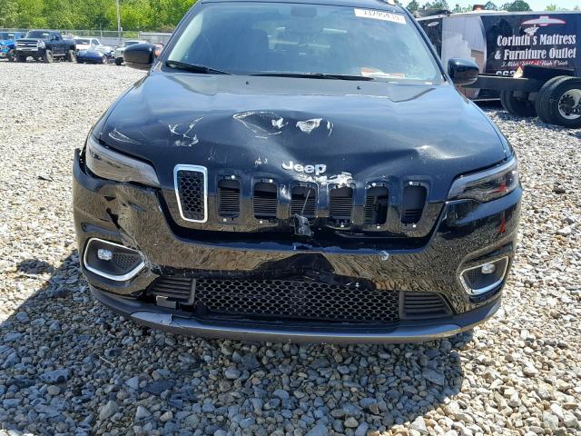 1C4PJLDB2KD302362 - 2019 JEEP CHEROKEE L BLACK photo 9