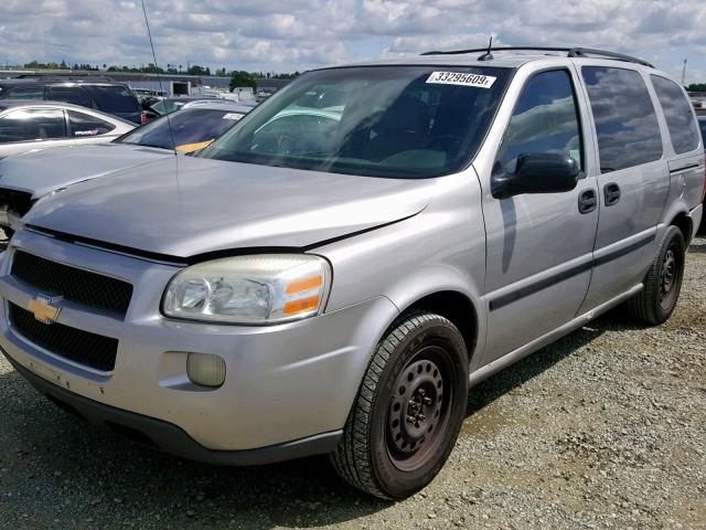 1GNDV03L35D184009 - 2005 CHEVROLET UPLANDER SILVER photo 2