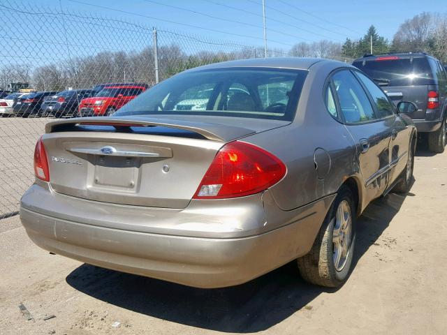 1FAHP56SX2G250530 - 2002 FORD TAURUS SEL BROWN photo 4