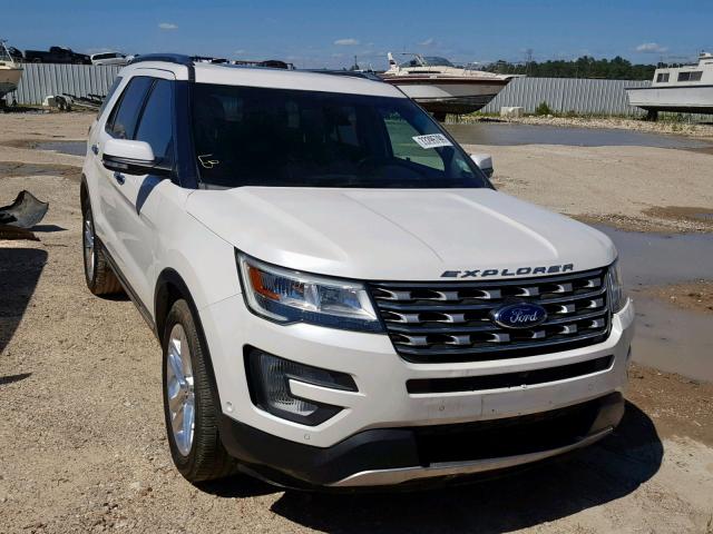 1FM5K7FH8HGA14653 - 2017 FORD EXPLORER L WHITE photo 1