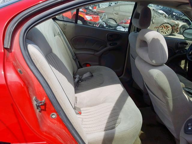 1G2NW52E63C227355 - 2003 PONTIAC GRAND AM G RED photo 6