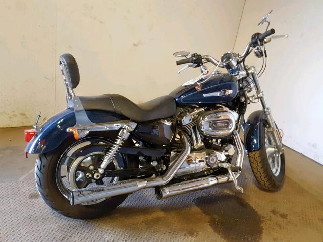 1HD1CT31XCC437572 - 2012 HARLEY-DAVIDSON XL1200 C BLUE photo 4