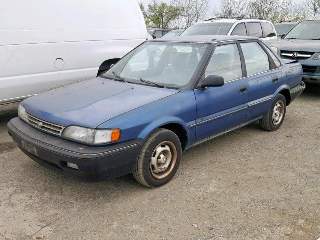 1Y1SK5168LZ071655 - 1990 GEO PRIZM BASE BLUE photo 2